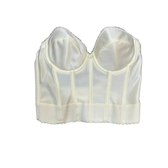 Dominique Women's Beige Strapless Backless Bustier Size 34B - Picture 2 of 6